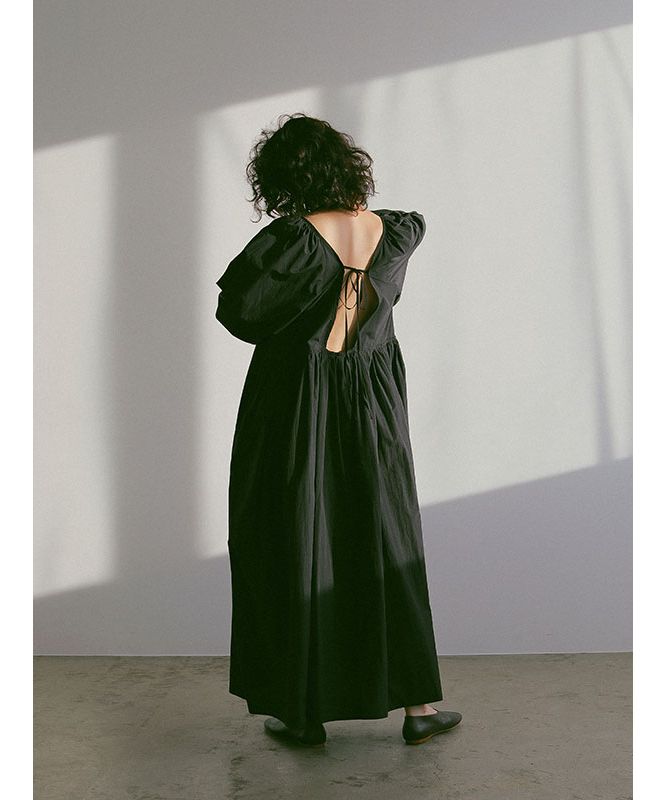 セール 20%OFF】オープンバックギャザーワンピース(504459758 セール 20%OFF】オープンバックギャザーワンピース(504459758