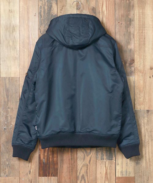 市場完売モデル【限定色】アルファ フーデッドリブジャケット ブラウン XL Alpha Industries ALPHA アルファ ジャケット シンセティック