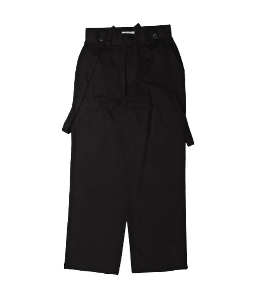 ラグスタイル LUXSTYLE ツイルサスペンダーパンツ/ワイドパンツ ラグスタイル LUXSTYLE ツイルサスペンダーパンツ/ワイドパンツ