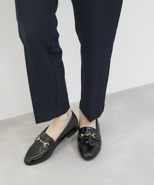 Rope Picnic Passage Byharuta エナメルビット付フラットローファー ロペピクニック パサージュ Rope Picnic Passage D Fashion