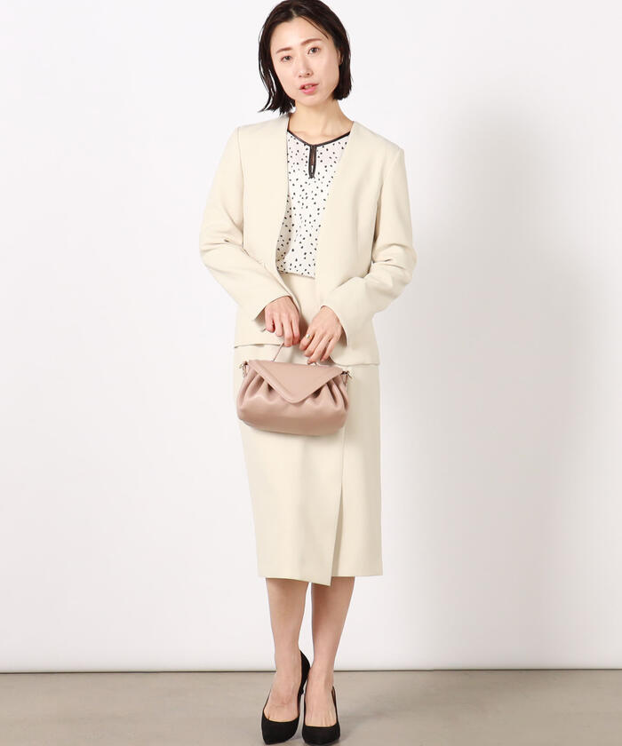 NOLLEY'S sophi セットアップ スカート ノーカラージャケット 春夏