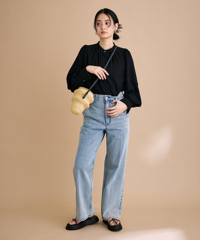 セール 60%OFF】バルーンスリーブシフォンブラウス(504467539