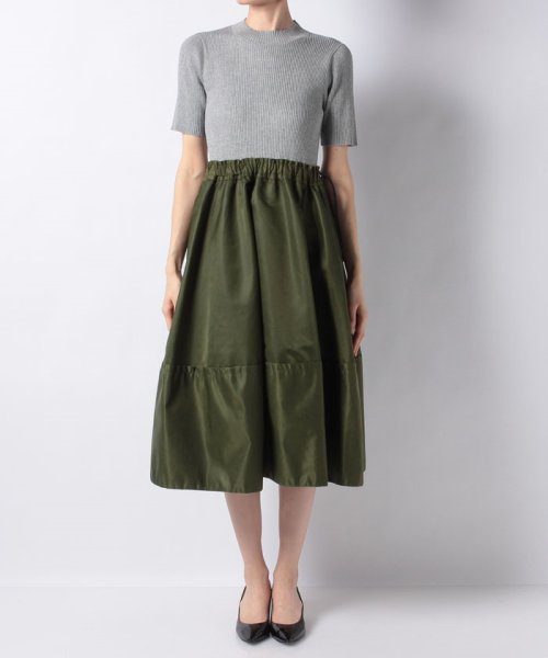 Knit Combination Dress