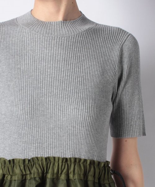 Knit Combination Dress