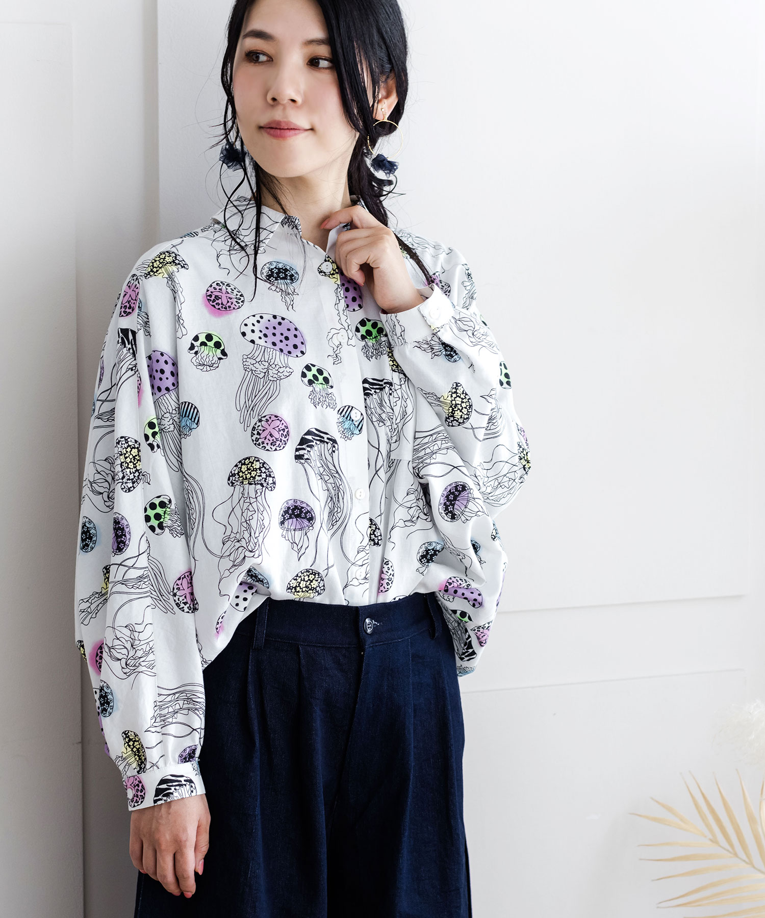 セール】キノコクラゲ柄シャツ(504467061) | スカラー(ScoLar