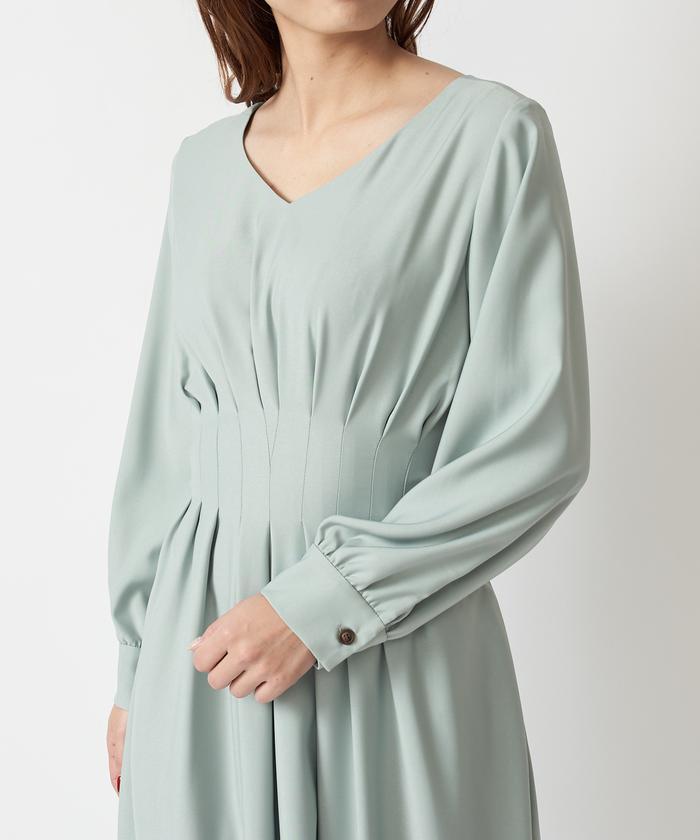 セール】ウエストタックワンピース(504468720) | AND COUTURE