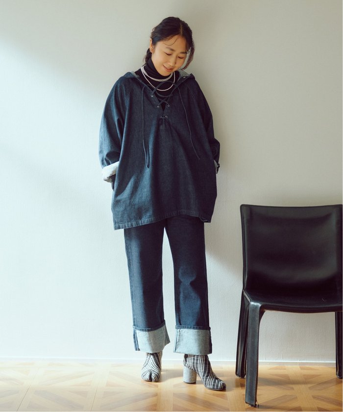 福田 麻琴×Lee×FRAMeWORK】コラボロールアップデニムパンツ◇