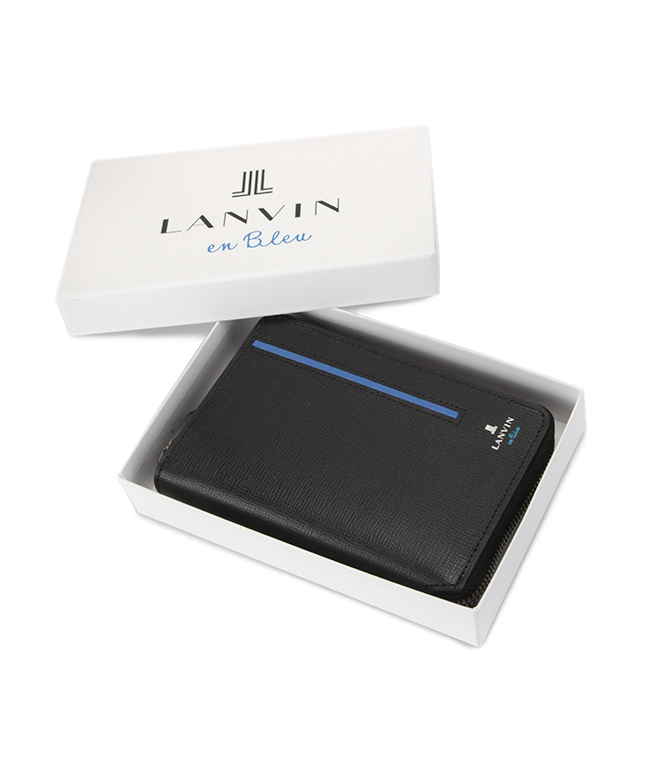 クーポン】ランバンオンブルー ランバン 財布 二つ折り財布 本革 クーポン】ランバンオンブルー ランバン 財布 二つ折り財布 本革
