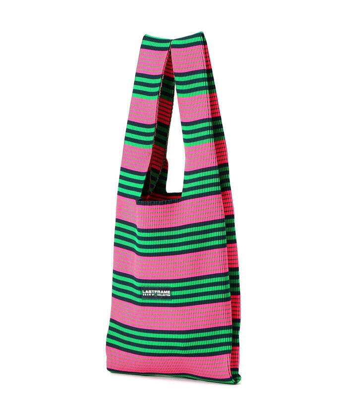 LASTFRAME/ラストフレーム/MULTICOLOR STRIPE MARKET BAG MEDIUM LASTFRAME/ラストフレーム/MULTICOLOR STRIPE MARKET BAG MEDIUM