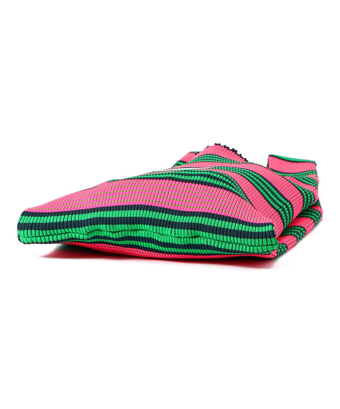バッグ LASTFRAME MULTICOLOR STRIPE MARKET BAG LASTFRAME/ラストフレーム】マーケットバッグ RANDOM STRIPE