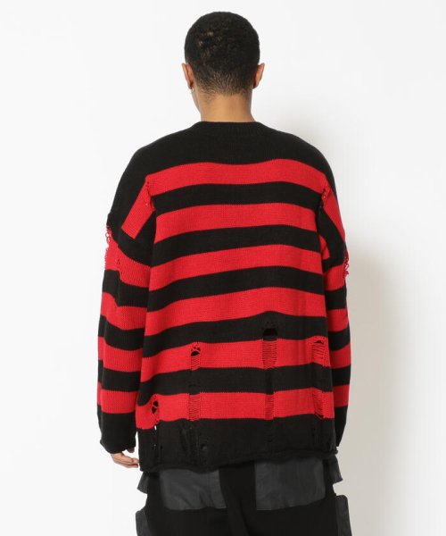 ACE COLLECTION×A GOOD BAD INFLUENCE/エース・コレクション× ア・グッド・バッド・インフルエンス/BORDER KNITRED