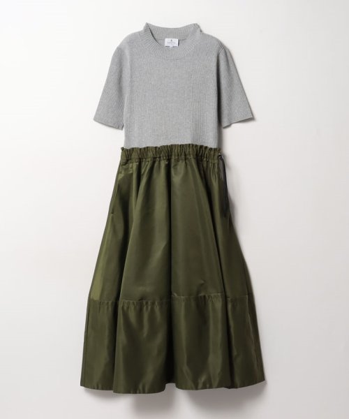 Knit Combination Dress