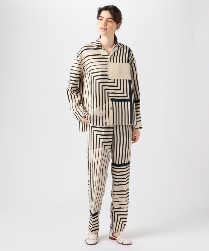 セール 40%OFF】ジオメトリックプリント イージーストレート