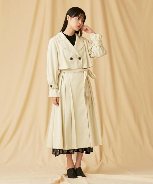 セール 70 Off プリーツドレストレンチコート ジルバイジルスチュアート Jill By Jillstuart D Fashion