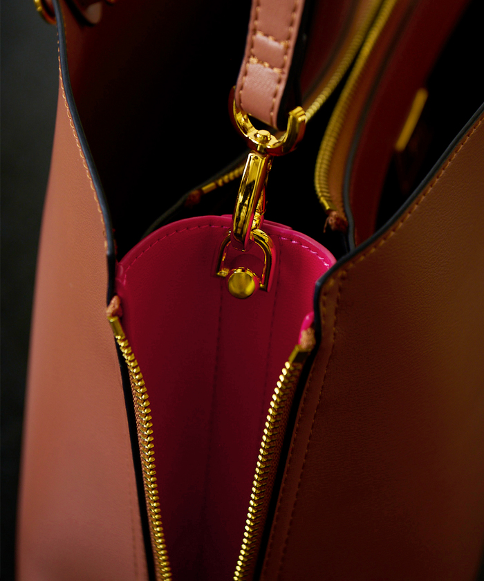 E'POR】Y BAG Mini（サイドジップミニショルダーバッグ