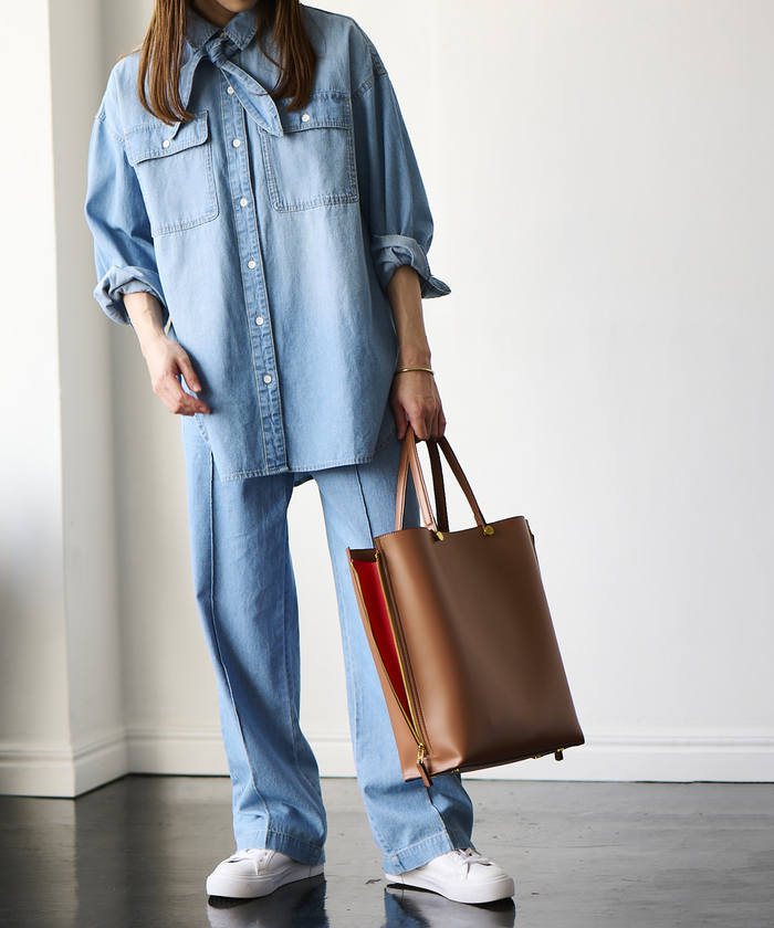セール 50%OFF】【E'POR】【A4対応】Y BAG Large（サイドジップ