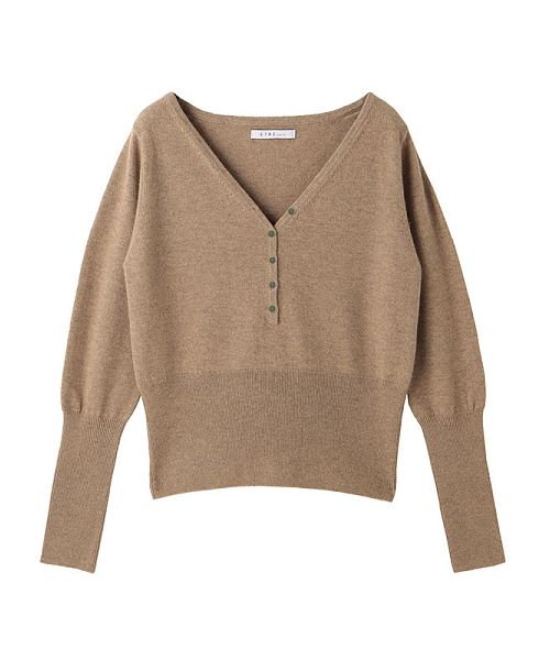 エトレトウキョウ ETRE' TOKYO ヘンリーネックカシミヤニット