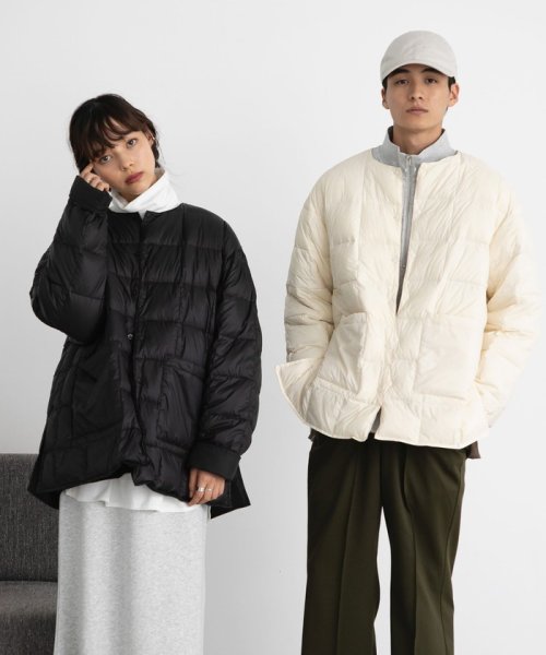 WEB限定】FEELING MADE/ TAION(タイオン)別注 800flpダウンコート リバーシブル ミディアム  <UNISEX>(504475808) | コーエン(coen) - d fashion