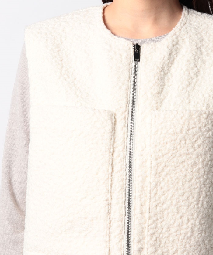 DAWSON FAUX ZIP UP VEST F(504469977) | セオリー(Theory) - d fashion