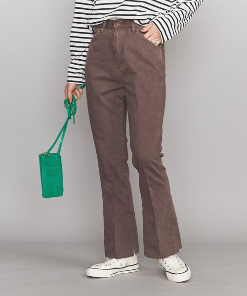 【別注】＜Wrangler＞ブラウンデニム フレアパンツ ∴
