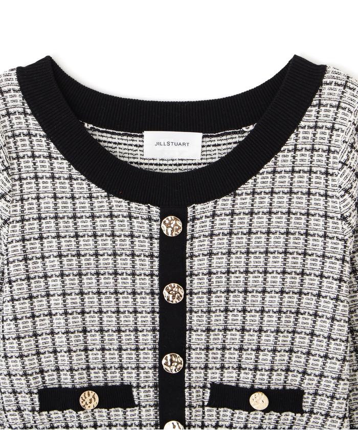 セール 60%OFF】ツイードニットマーメイドワンピース(504476126