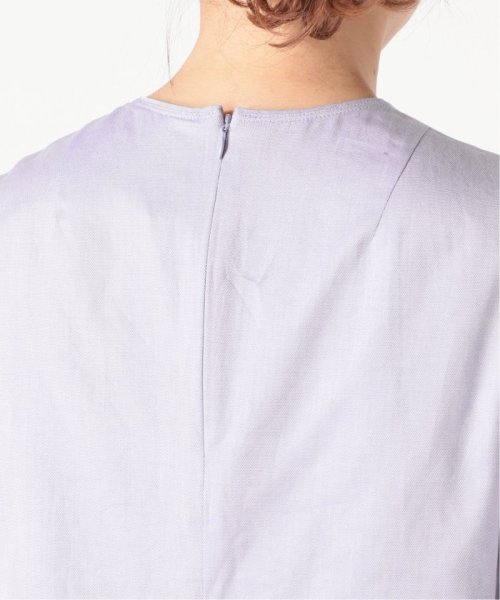 ＆NAVY TESEOノーカラーブラウス◆