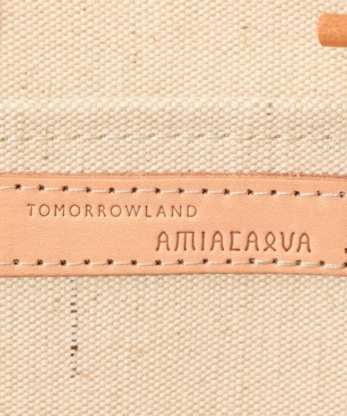 【WEB先行予約・別注】AMIACALVA×TOMORROWLAND コットンリネンキャンバストートバッグ
