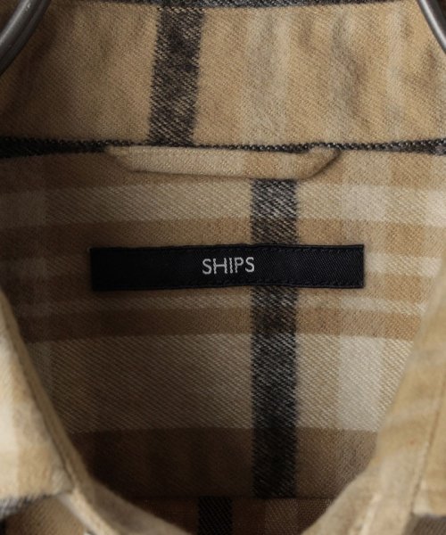 SHIPS: japan quality フェザー チェック レギュラーカラー ネルシャツ2 - 51