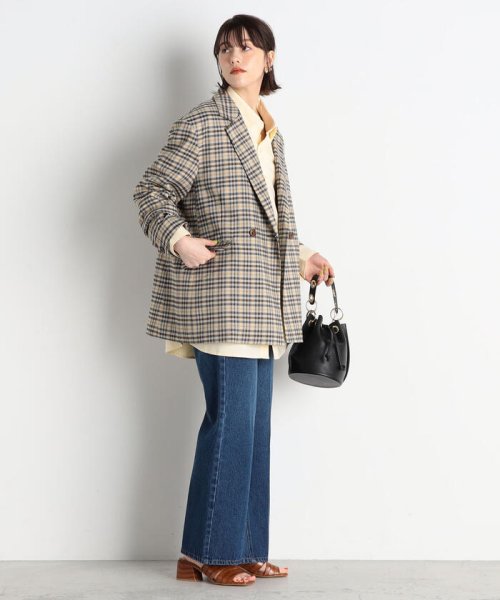 チェックBIGシルエットジャケット