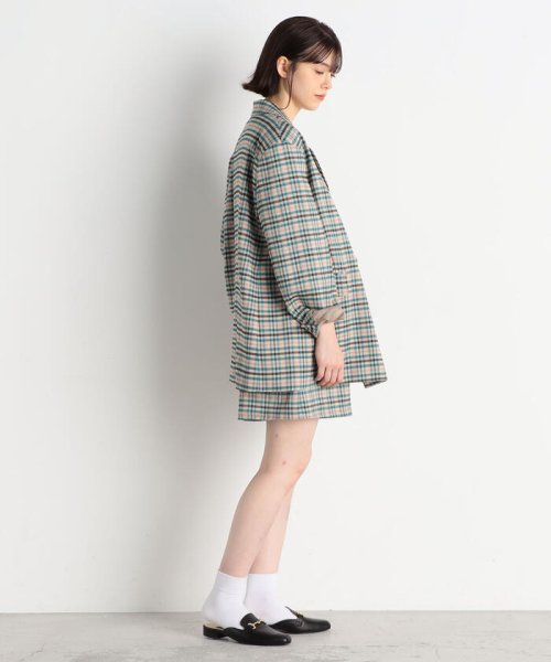 チェックBIGシルエットジャケット