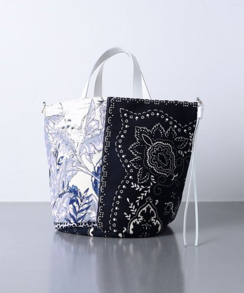 【別注】＜manipuri（マニプリ）＞バケット コンビ トートバッグ M