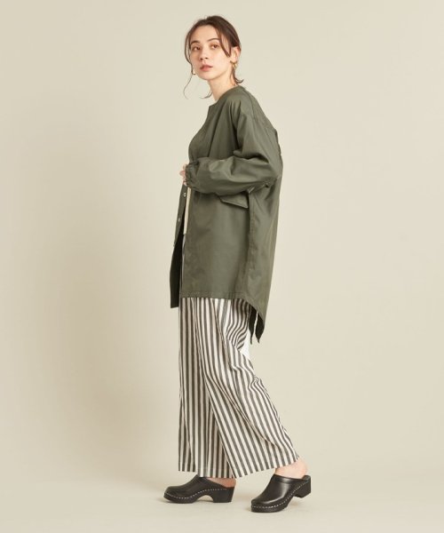 【WEB限定】by ※フィッシュテール ノーカラーコート －撥水加工－ ∴