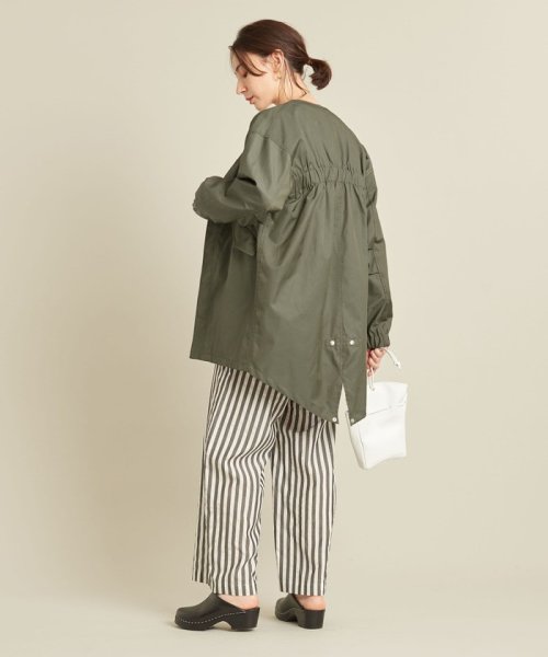 【WEB限定】by ※フィッシュテール ノーカラーコート －撥水加工－ ∴