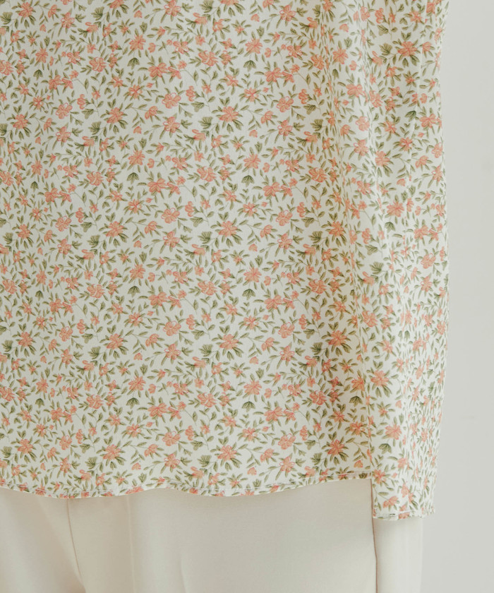 セール 20%OFF】【WEB限定】【前後2WAY】花柄&無地フリルブラウス ...