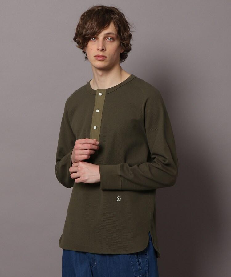ワッフル ヘンリーネックカットソー | www.schmetterlinghaus.at