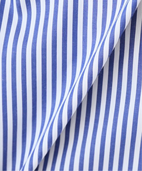 【ESLOW/エスロー】クルーネックロングシャツワンピース