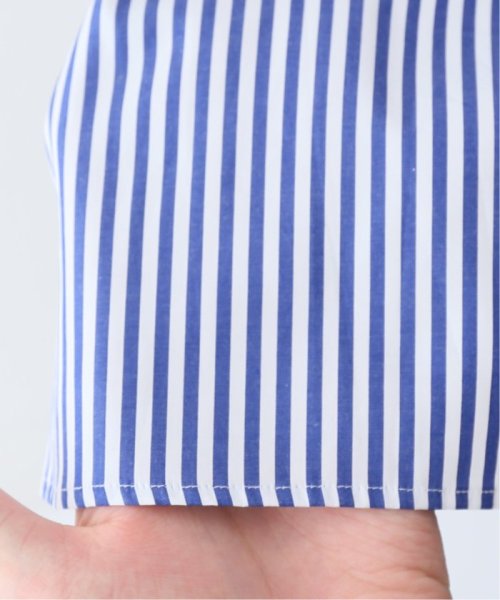 【ESLOW/エスロー】クルーネックロングシャツワンピース