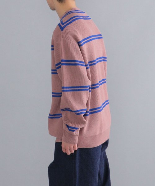 SHIPS:〈手洗い可能〉ビッグ ボーダー ハイネックニット