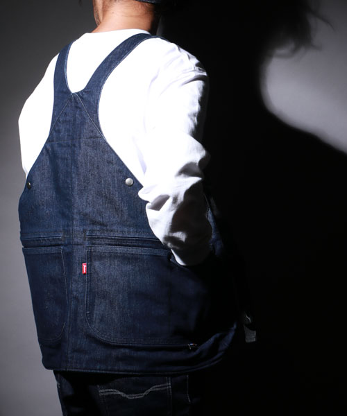 エディフィスデニムベスト セール】Levi's/リーバイス デニム ベスト ミディアムインディゴ