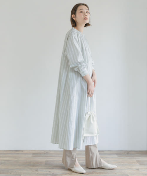 F by ROSSO ワンピース ROSSO フラップデザインシャツワンピース