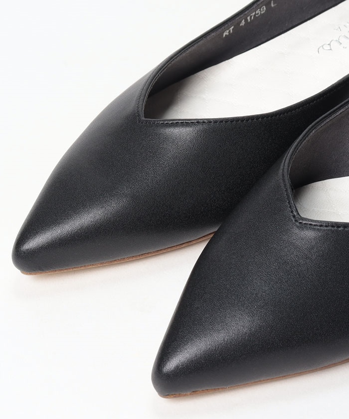 セール 10%OFF】パールストラップVカットミュール(504475435 セール 10%OFF】パールストラップVカットミュール(504475435