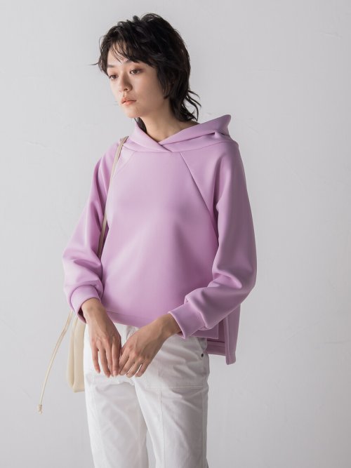 【socolla】ラグラン抜けエリプルオーバー≪洗濯機で洗える≫