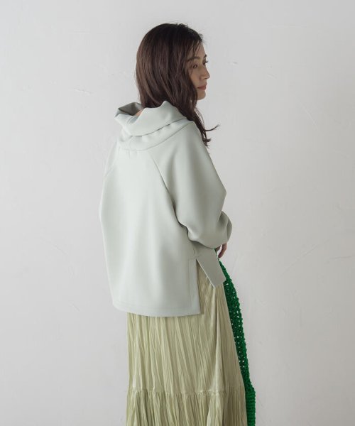 【socolla】ラグラン抜けエリプルオーバー≪洗濯機で洗える≫