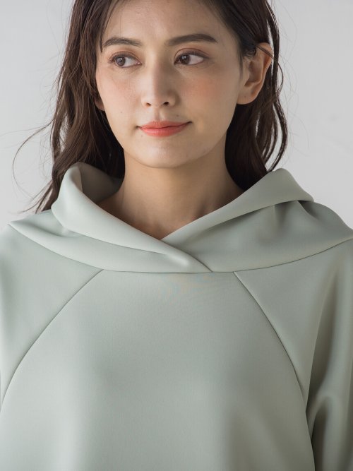 【socolla】ラグラン抜けエリプルオーバー≪洗濯機で洗える≫