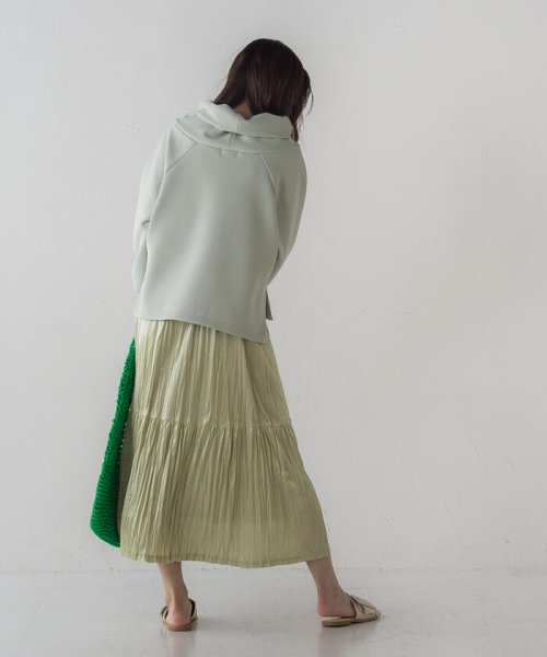 【socolla】ラグラン抜けエリプルオーバー≪洗濯機で洗える≫