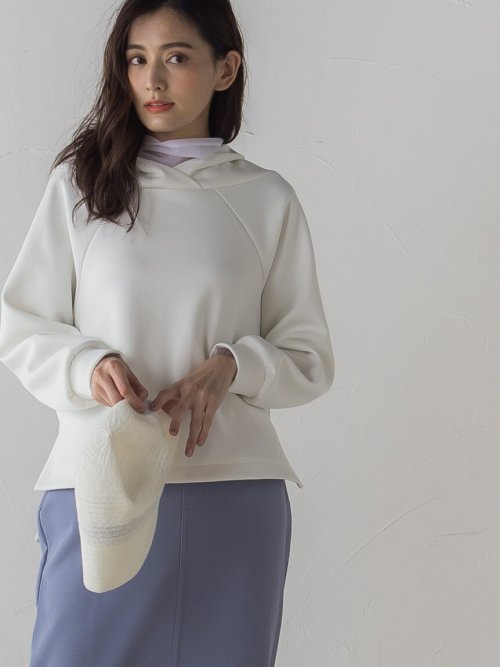 【socolla】ラグラン抜けエリプルオーバー≪洗濯機で洗える≫