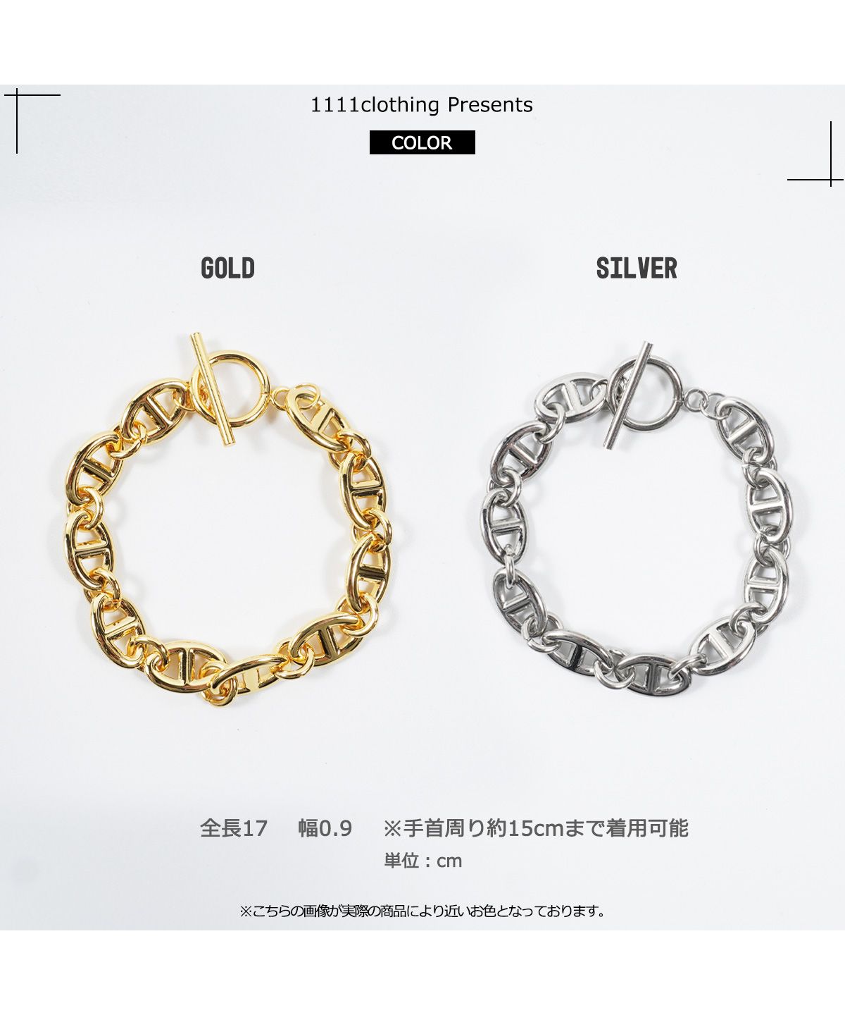 ワンフォークロージング 1111clothing ブレスレット メンズ