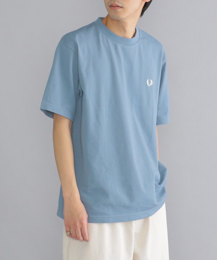 SHIPS別注】FRED PERRY: SOLOTEX（R) 鹿の子 ワンポイント ロゴ T 