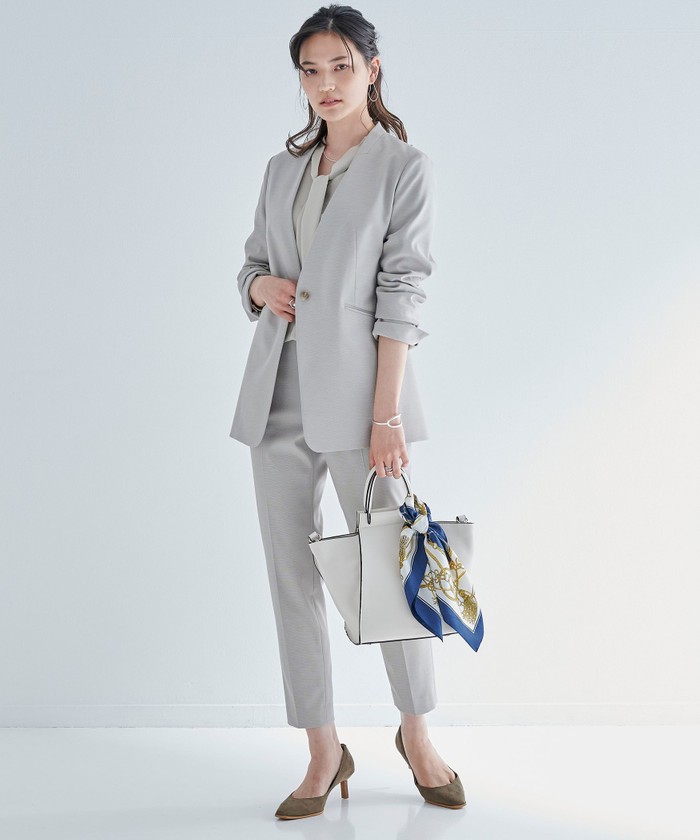 シャーク ノーラペル ジャケット －ウォッシャブル－ ◇No02◇