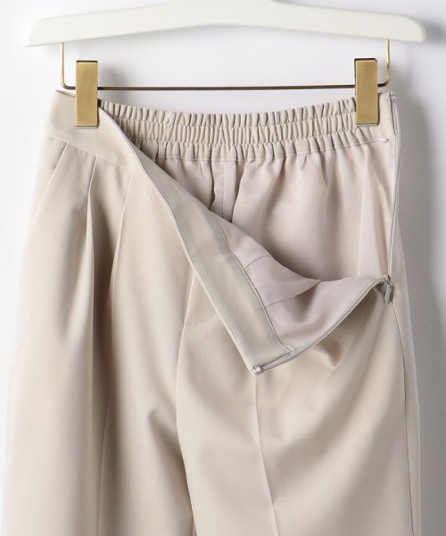 【WEB限定】［ XS /H148－155cm］パウドレ テーパード パンツ ナチュラル －ウォッシャブル・ストレッチ・防シワ－
